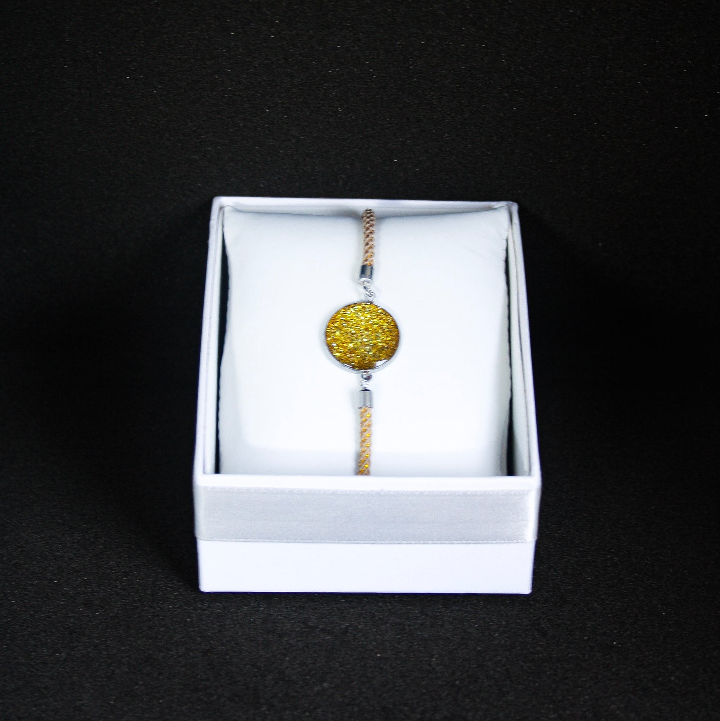 Bracelet or pailleté